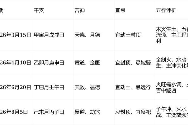 2026年9月开光开工吉日精选，黄道吉日一览表